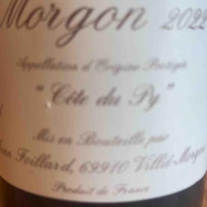 Morgon “Côté du Py” - Jean Foillard - jean-foillard