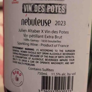 Nébuleuse Gamay X Julien Altaber - Sextant - Vin des Potes - basile-passe
