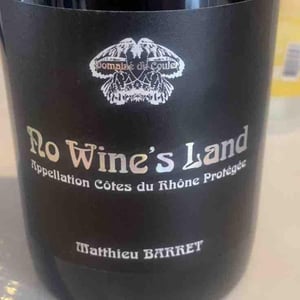 No Wine's Land - Domaine du Coulet - Matthieu Barret