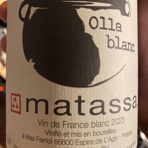 Olla Blanc - Domaine Matassa - tom-lubbe