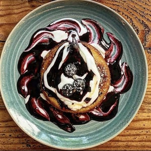 Pancakes Maison, Coulis De Myrtille Maison, Myrtilles - La Promenade - 962032