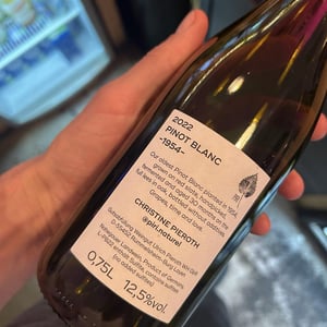 pinot blanc 1954 - Piri Naturel - christine-pieroth -2022