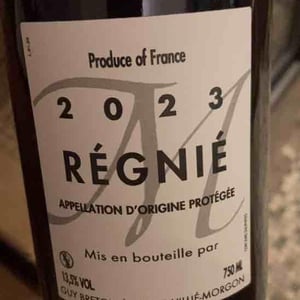 Regnié - Domaine Guy Breton - P'tit Max - guy-breton