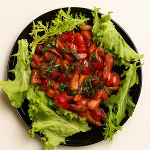 Salade De Tomates Cerises, Fraises Et Basilic - THEATRE A LA MINUTE - 962770