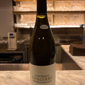 Sancerre Clos Paradis - Domaine Fouassier - benoit-paul-fouassier -2019
