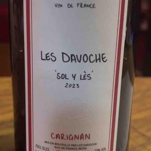 Sol y Lès - Davoche Wines - tess-et-charles