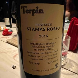 Stamas Rosso - Azienda Agricola Franco Terpin - franco-terpin