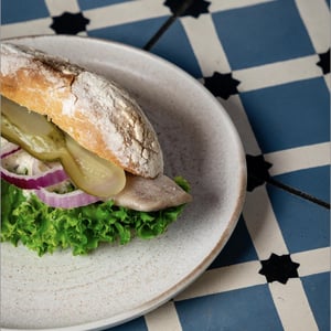 The Classic "Matjes" Sandwich - Wulfisch Fish & Wine Bistro - 1305573