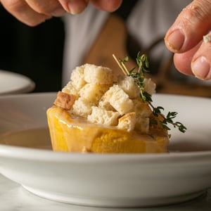 Tortino Di Zucca E Porcini E Fonduta Di Gorgonzola "Tosi" - Dalla Ghina - 866543