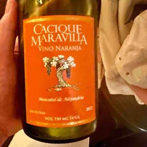 Vino Naranja Moscatel, Corinto - Cacique Maravilla - Manuel Moraga