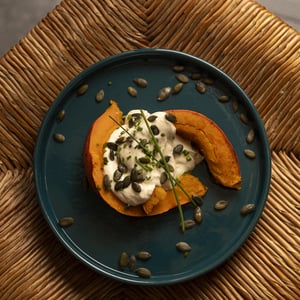 Zucca Arrosto, Mouse Di Caprino E Semi Di Zucca - Cru-Cucina Rustica Urbana - 956951