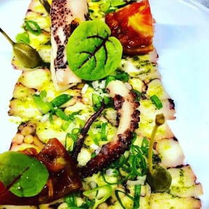 Carpacio de poulpe - Carte Blanche