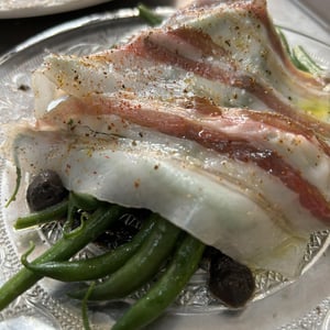 Haricots Verts Du Jardin Et Ventrèche De Porc Noir Gascon - Bistrot l’Esquirou - 798923