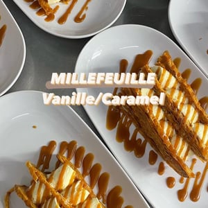 Millefeuille À La Vanille De Madagascar Et Caramel Lacté - Bistrot l’Esquirou - 798926