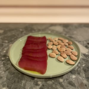Mojama De Atún Rojo De Almadraba With Almonds - ita Madrid - 794857
