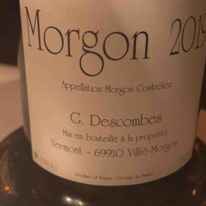 Morgon Vieilles Vignes - Georges Descombes - georges-descombes