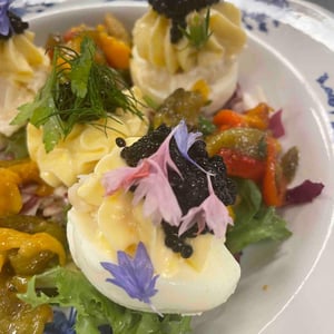 Oeuf Mimosa Chair D’Araignée Et Caviar De Hareng - La Corniche - 648404