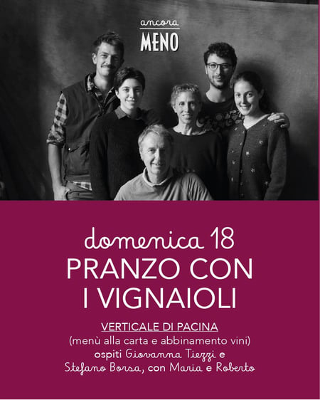 A tavola col Vignaiolo: Pacina