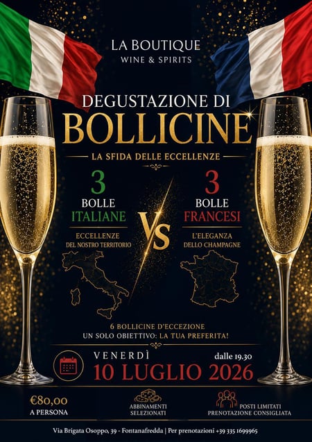 Champagne vs Bollicine italiane