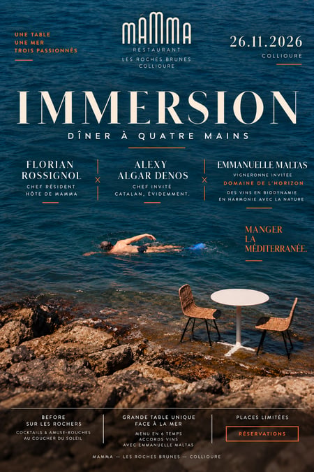 IMMERSION - dîner 4 mains