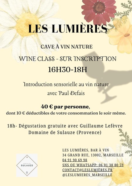 L'Apéro aux Lumières / Wine Class