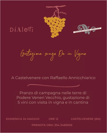 Gustazione senza De IN VIGNA da Podere Veneri Vecchio
