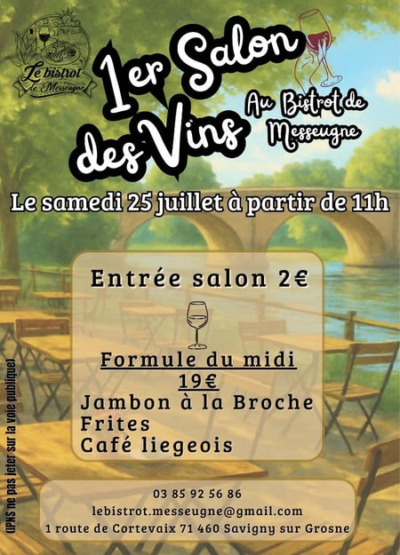 1er salon des vins de Messeugne