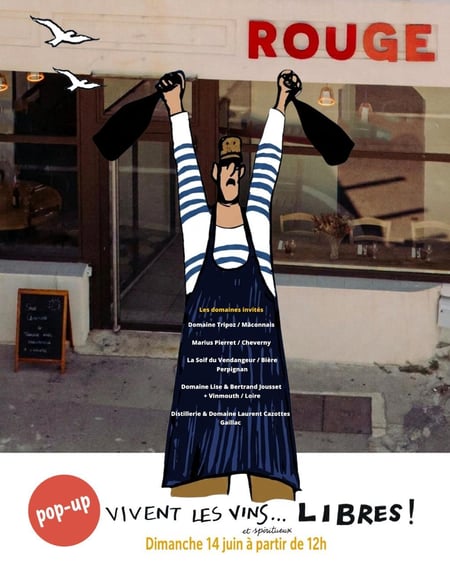 Pop-Up ROUGE - Vivent les Vins Libres 2026 - Marseille