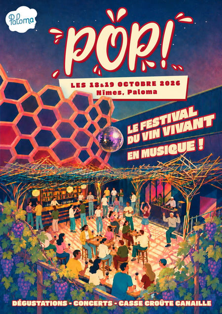 Pop, le Festival du Vin Vivant en Musique - 2026