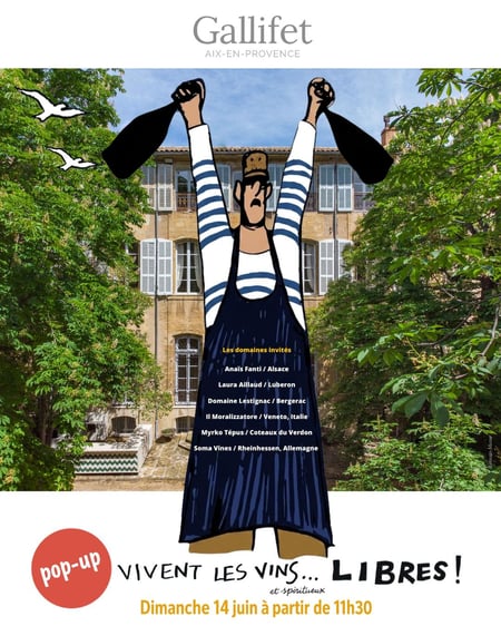 Pop-up Gallifet - Vivent les Vins Libres 2026 - Aix-en-Provence