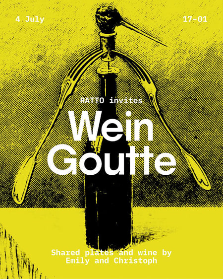 Wein Goutte and shared plates at Ratto!