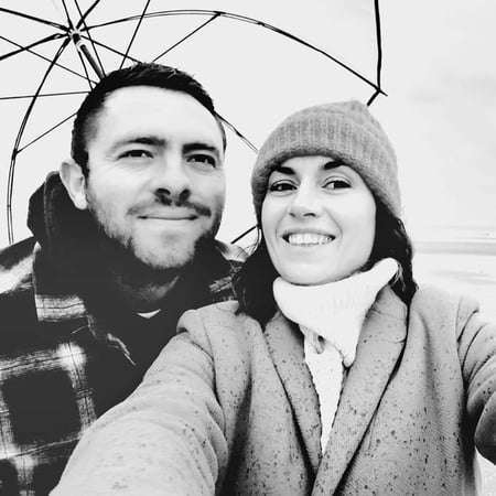 Célia Rostand et David Large