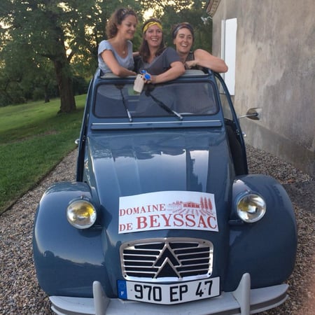 Véronique, Frédéric et Pauline Broutet