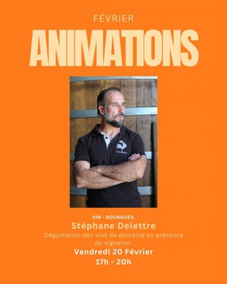 Dégustation et rencontre avec Stéphane Delettre (Bourgueil)