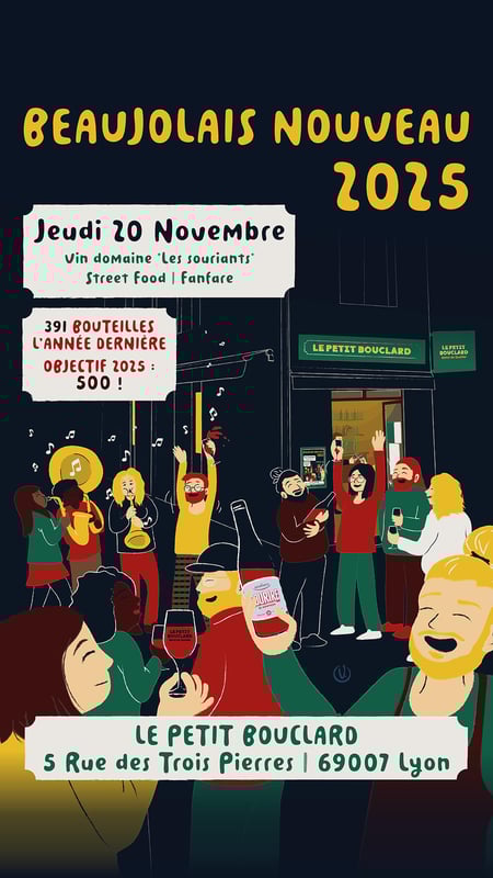 Beaujolais nouveau du Petit Bouclard