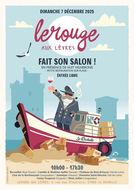 Lerouge aux lèvres fait son salon