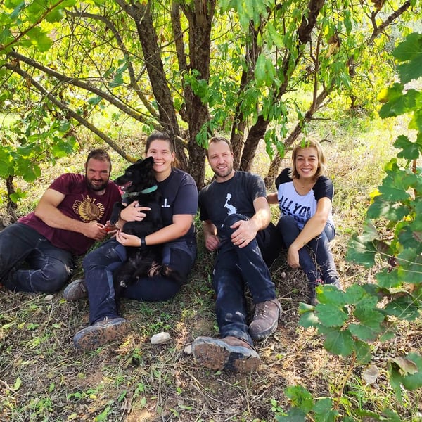 Vins Desantesos - Ari, Abel, Marc, Montse and Josep