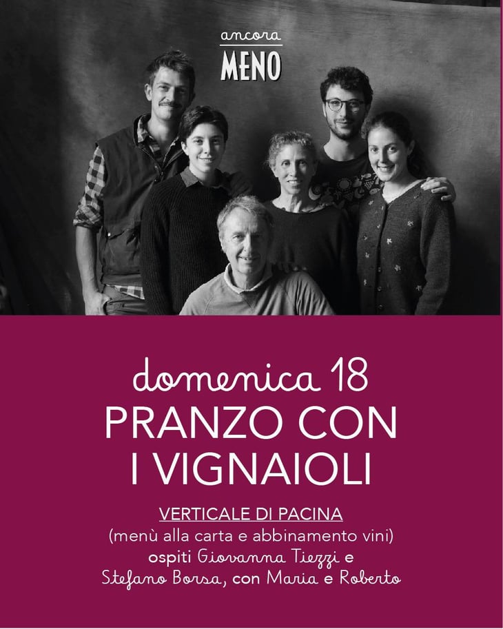 A tavola col Vignaiolo: Pacina
