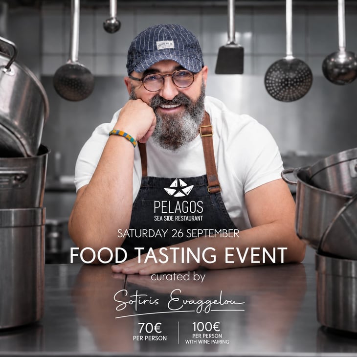 FOOD & WINE TASTING EVENT BY CHEF SOTIRIS EVAGGELOU