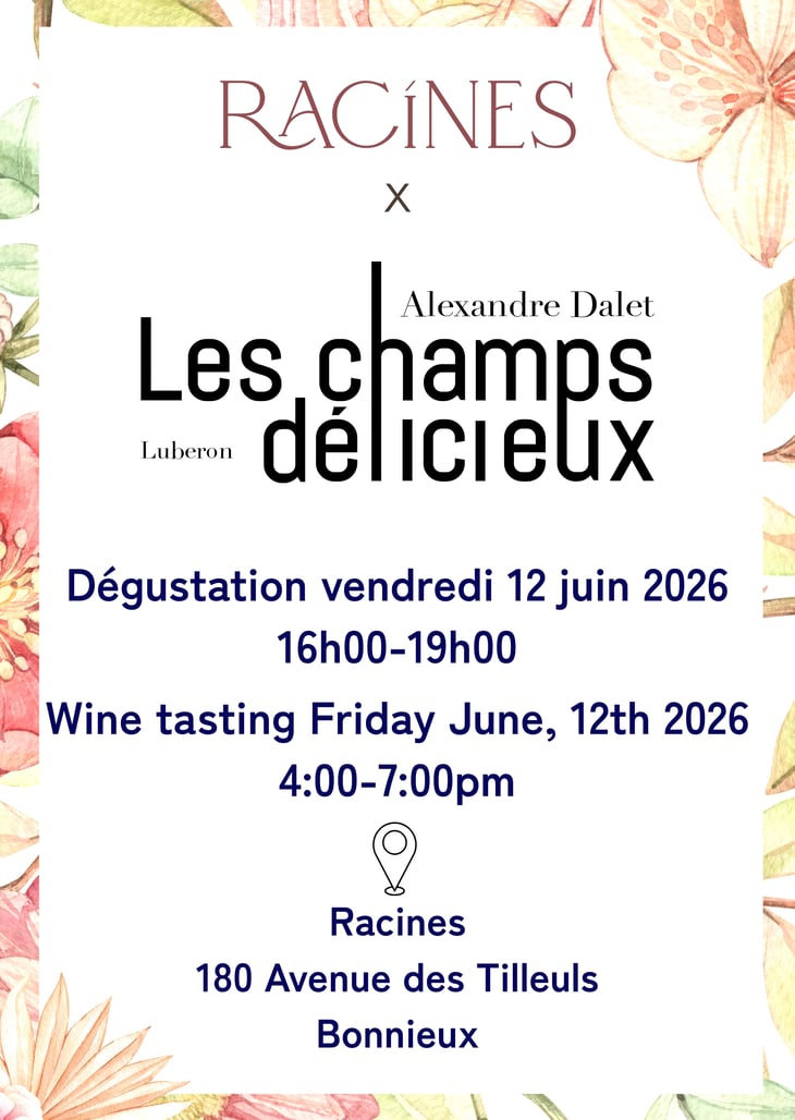 Dégustation domaine Les Champs Délicieux