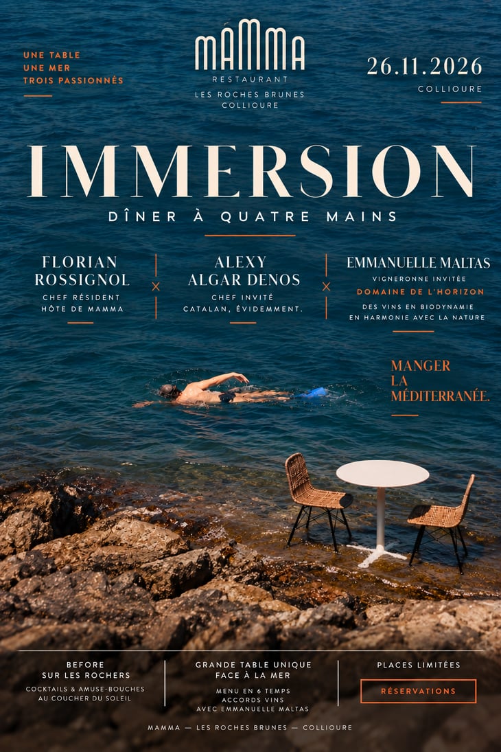 IMMERSION - dîner 4 mains