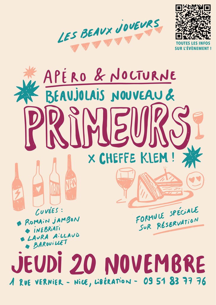 Apéro & Nocturne Beaujolais Nouveau et Primeurs 2025 !