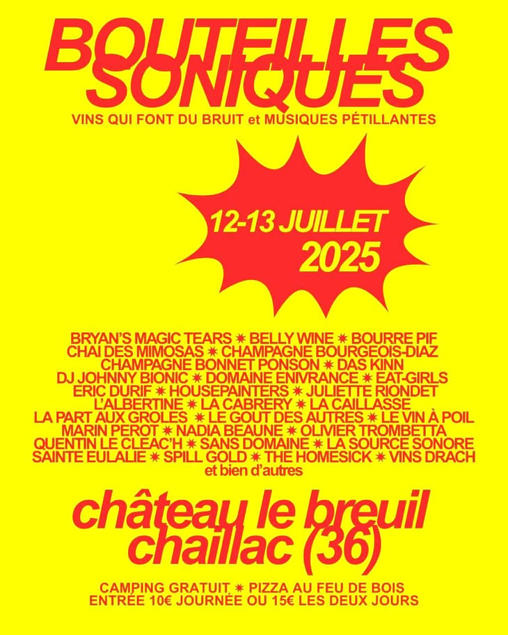 Bouteilles soniques