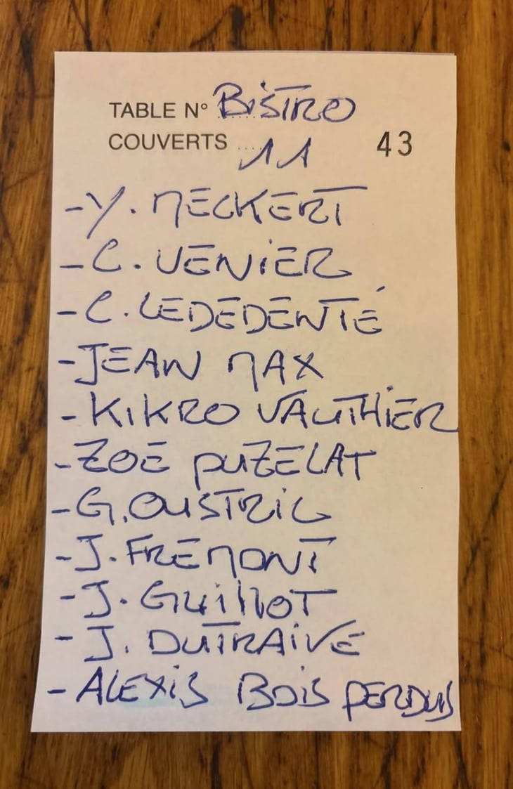 Dégustation AUX DEUX AMIS