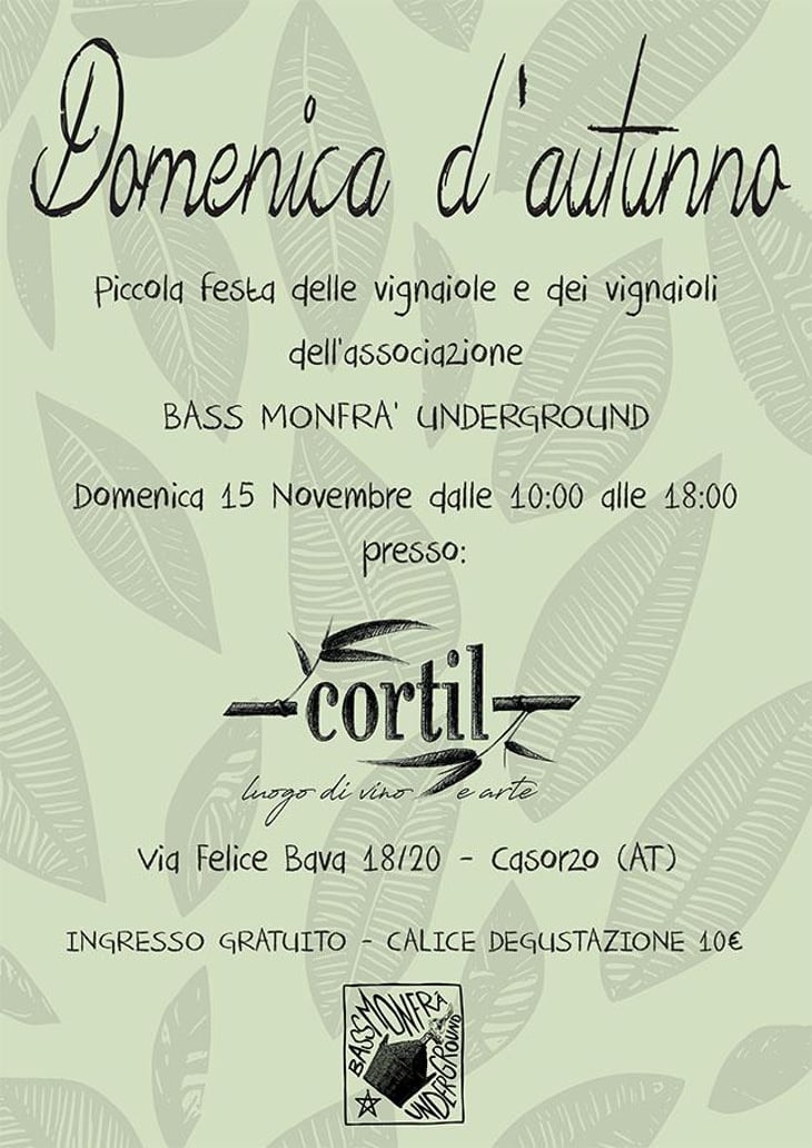 DOMENICA D'AUTUNNO