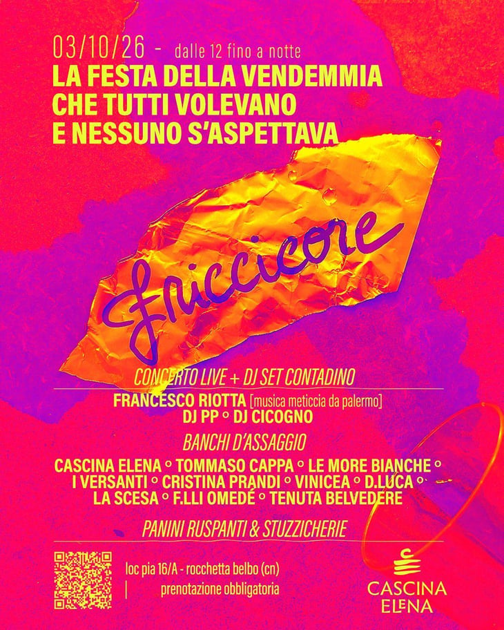 FRICCICORE festa della vendemmia 2026