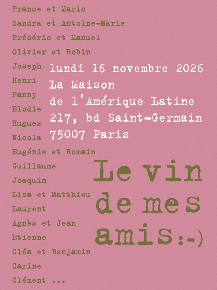 Le vin de mes amis 2026