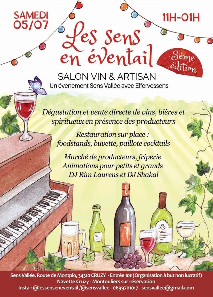 Les Sens en éventail - Salon Vin et Artisan