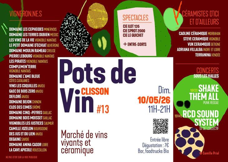 Pots de Vin 2026  : Céramique et Vin Nature