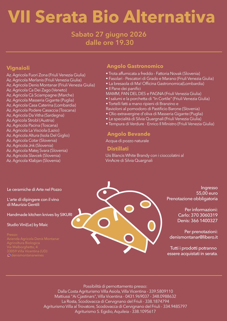 Serata Bio Alternativa 2026